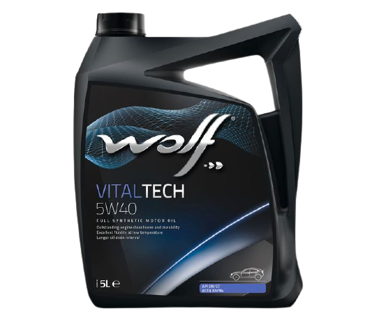 Моторное масло Wolf VitalTech 5W-40, 5л  (WOLF: 161165)